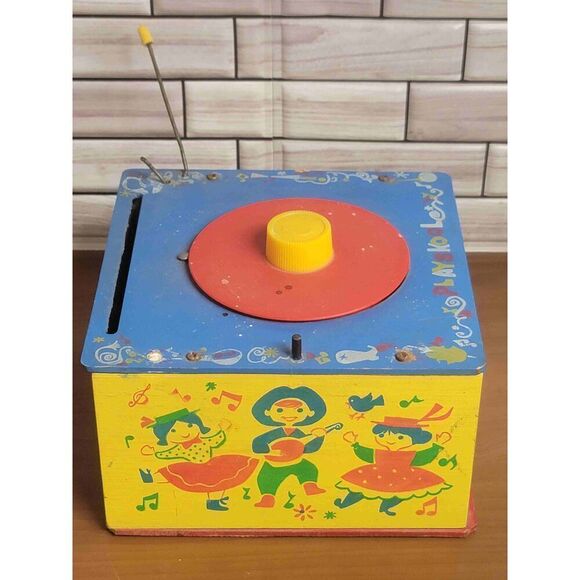 Vintage 1960's Playskool Music Box Toy #A64 - Picture 4 of 8